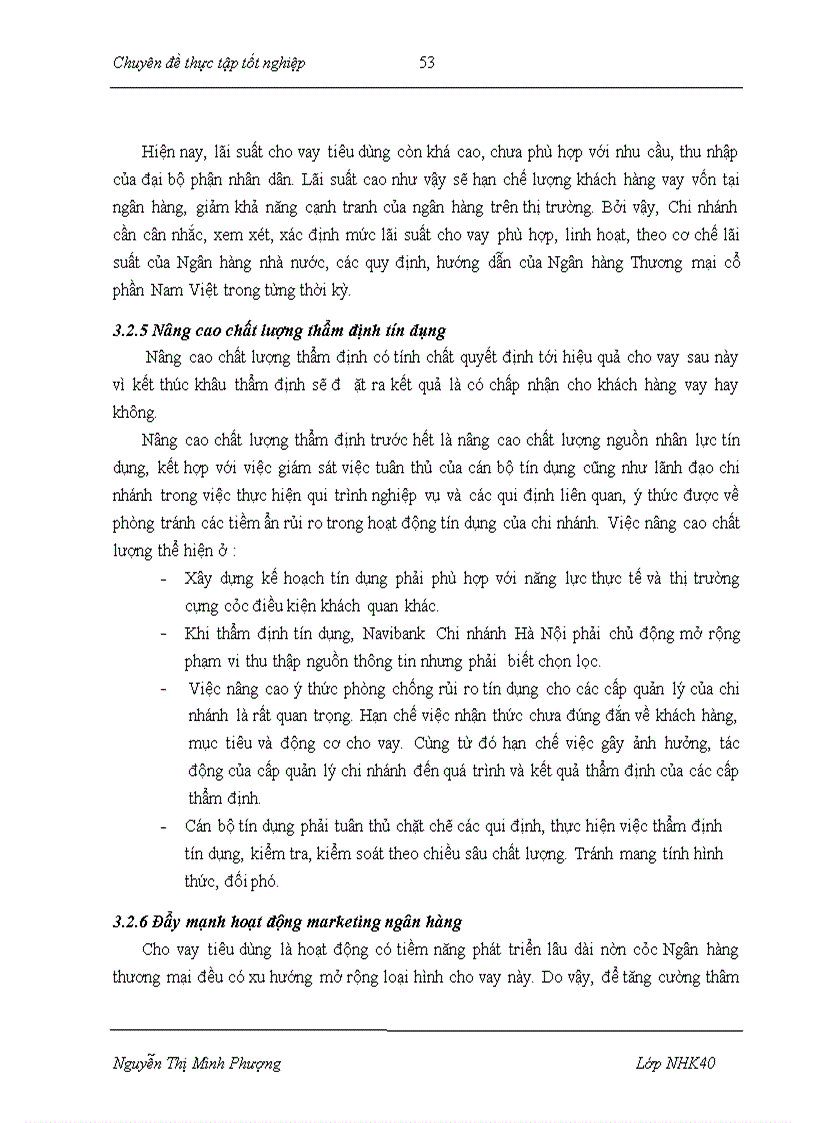 image for page Giải pháp mở rộng cho vay tiêu dùng tại Ngân hàng TMCP Nam Việt Chi nhánh Hà Nội