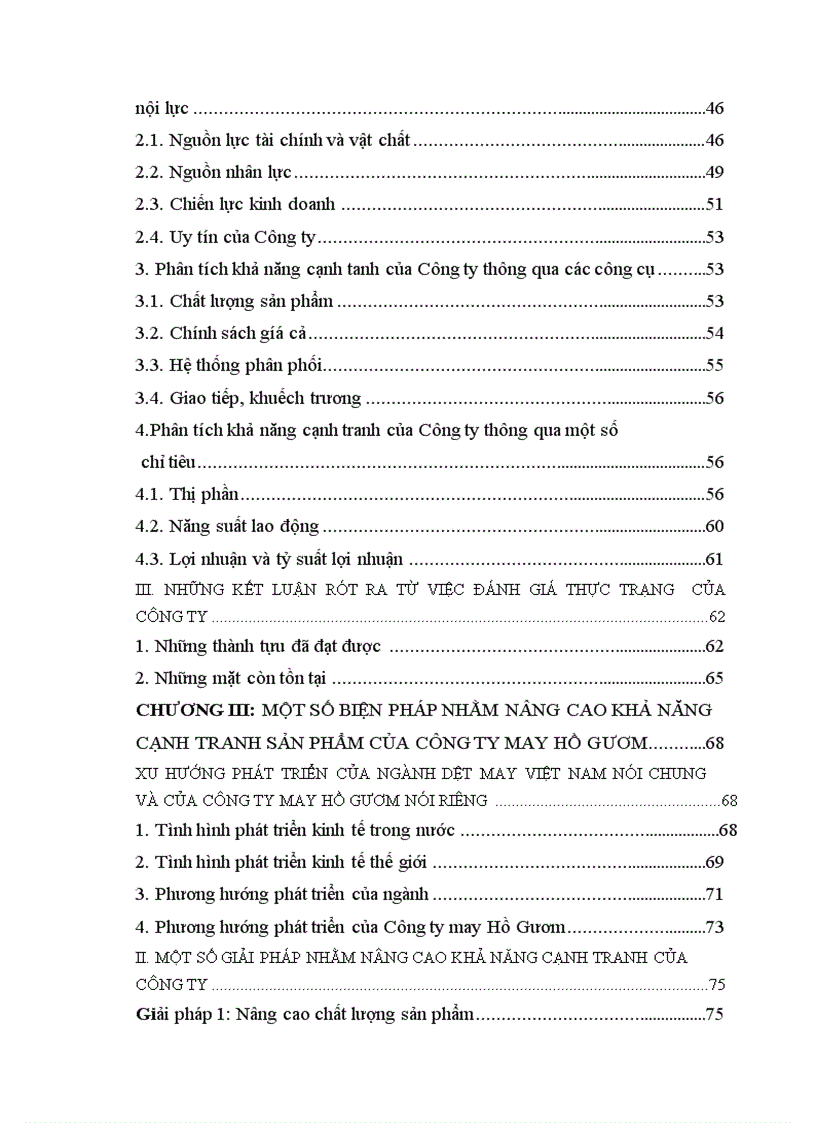 image for page Một số giải pháp nhằm nâng cao khả năng cạnh tranh của Công ty may Hồ Gươm 3