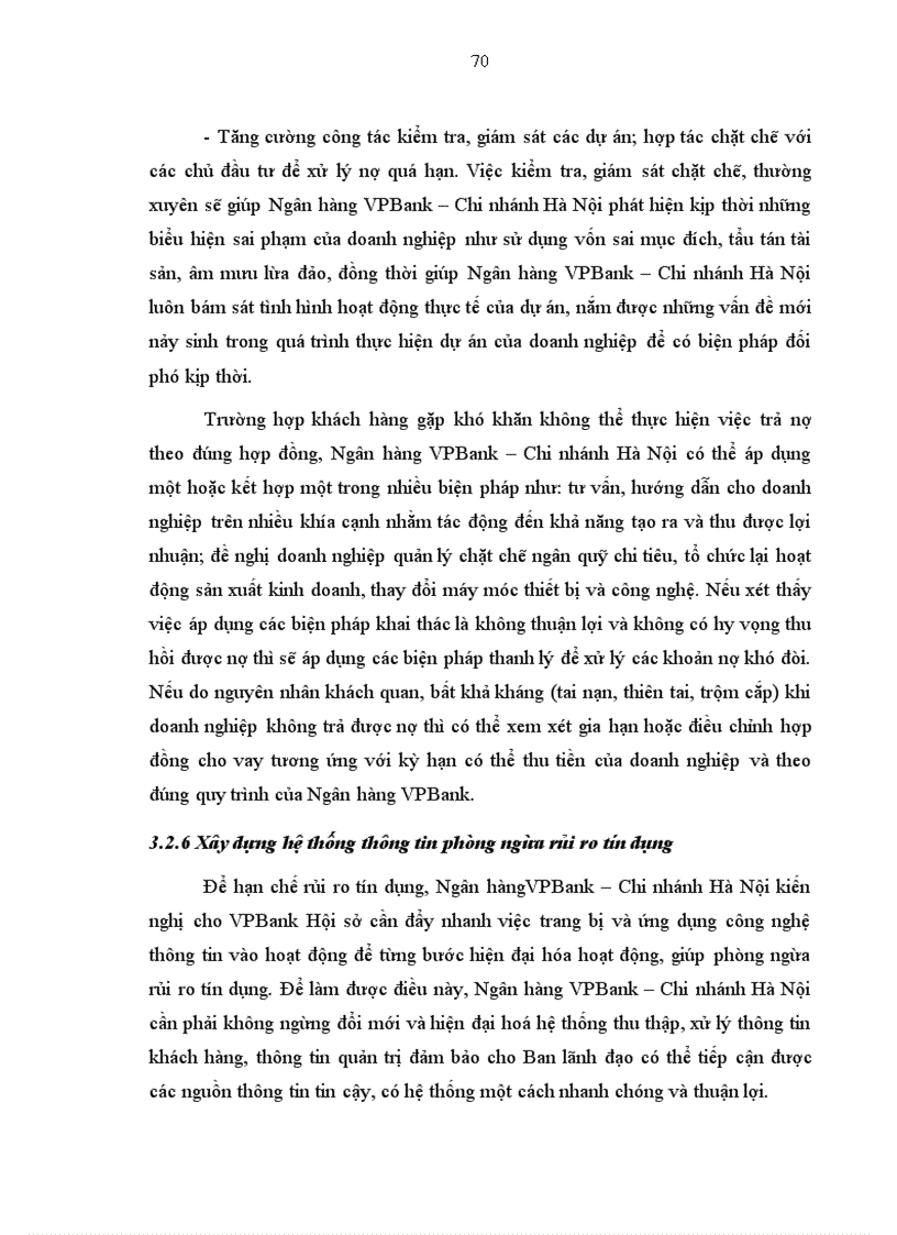 image for page Giải pháp hạn chế rủi ro tín dụng trong cho vay doanh nghiệp tại Ngân hàng Việt Nam Thịnh Vượng Chi nhánh Hà Nội