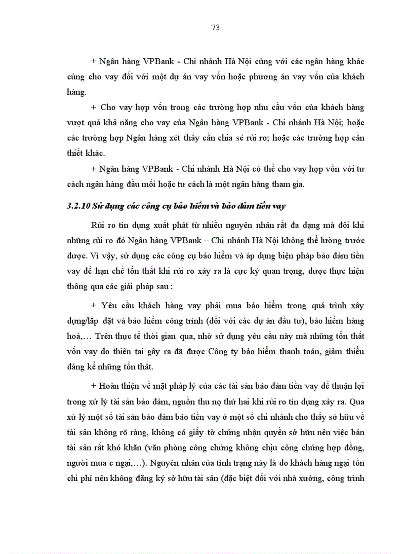 image for page Giải pháp hạn chế rủi ro tín dụng trong cho vay doanh nghiệp tại Ngân hàng Việt Nam Thịnh Vượng Chi nhánh Hà Nội