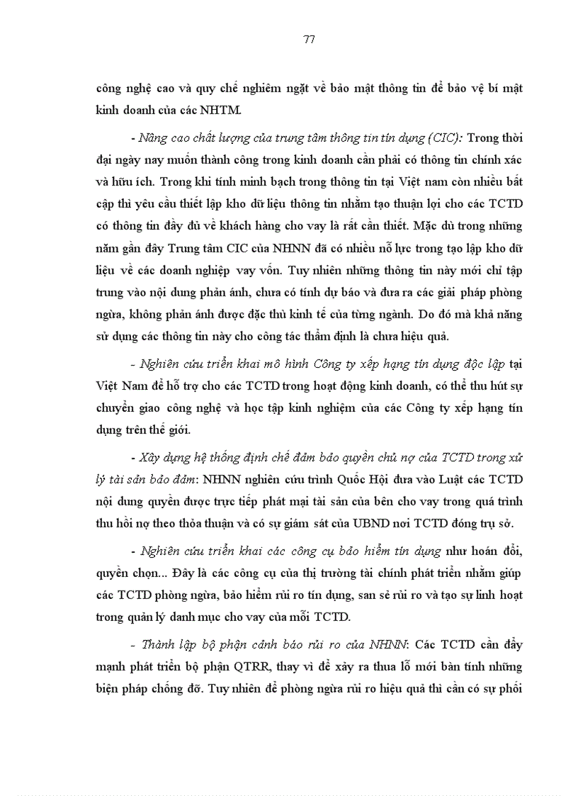 image for page Giải pháp hạn chế rủi ro tín dụng trong cho vay doanh nghiệp tại Ngân hàng Việt Nam Thịnh Vượng Chi nhánh Hà Nội