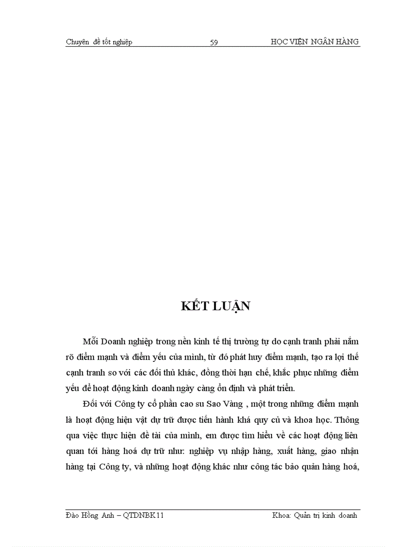 image for page Giải pháp nâng cao chất lượng công tác quản trị hàng dự trữ tại Công ty cổ phần cao su Sao Vàng