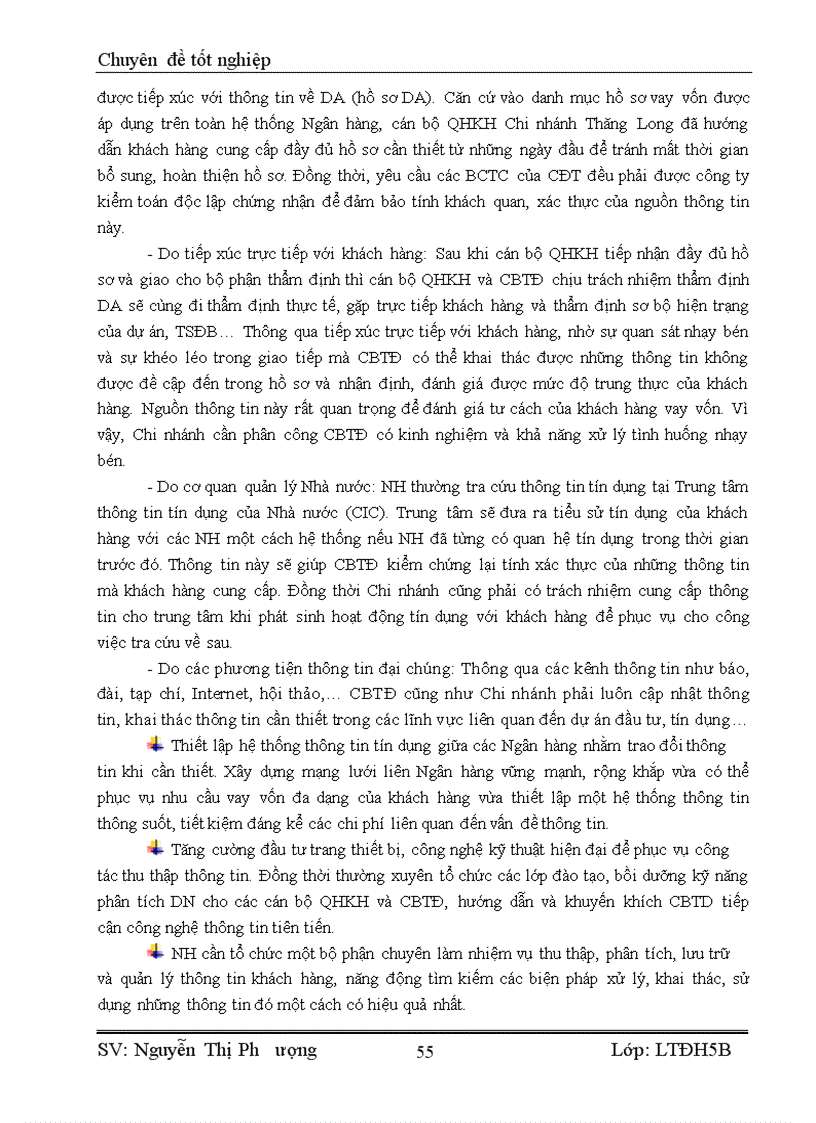 image for page Hoàn thiện công tác thẩm định dự án đầu tư vay vốn tại Ngân hàng Thương mại cổ phần Sài Gòn Thương Tín Sacombank chi nhánh Thăng Long