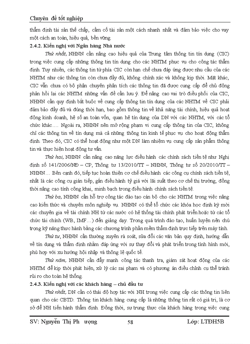 image for page Hoàn thiện công tác thẩm định dự án đầu tư vay vốn tại Ngân hàng Thương mại cổ phần Sài Gòn Thương Tín Sacombank chi nhánh Thăng Long