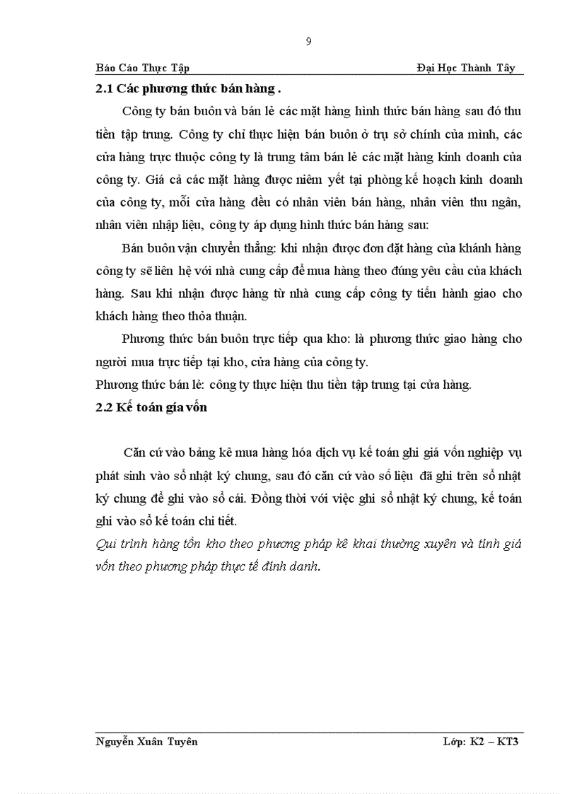 image for page Kế toán bán hàng và xác định kết quả kinh doanh tại Công ty TNHH một thành viên xây dựng và thương mại Nga Cường