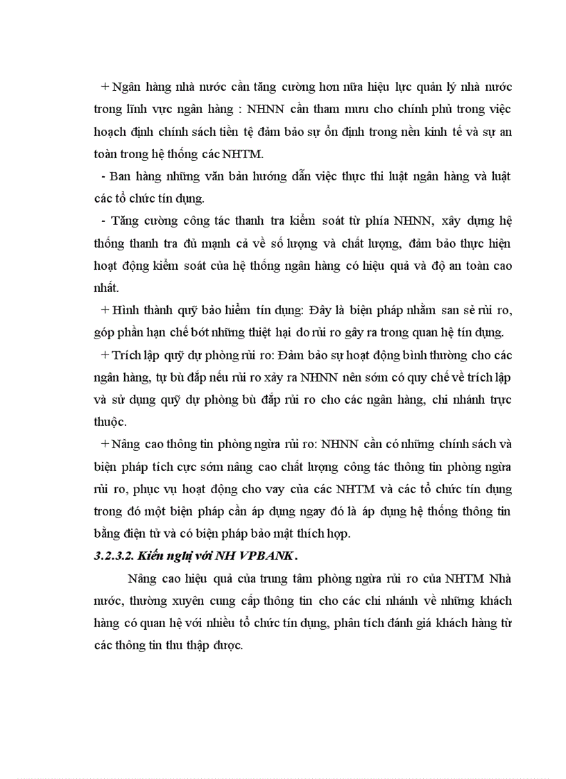 image for page Giải pháp phòng ngừa và hạn chế rủi ro tín dụng trong hoạt động kinh doanh tại NHTM