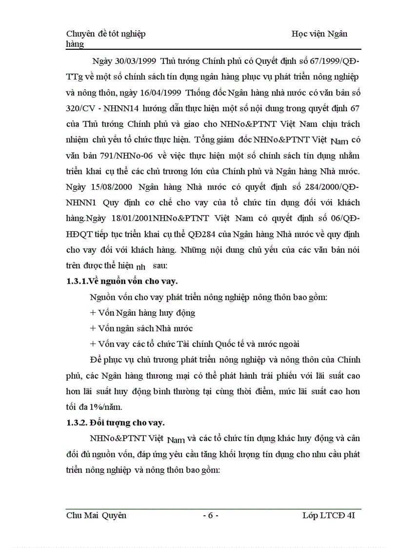 image for page Một số giải pháp nâng cao hiệu quả cho vay đối với hộ sản xuất ở Ngân hàng nông nghiệp huyện Lý Nhân tỉnh Hà Nam