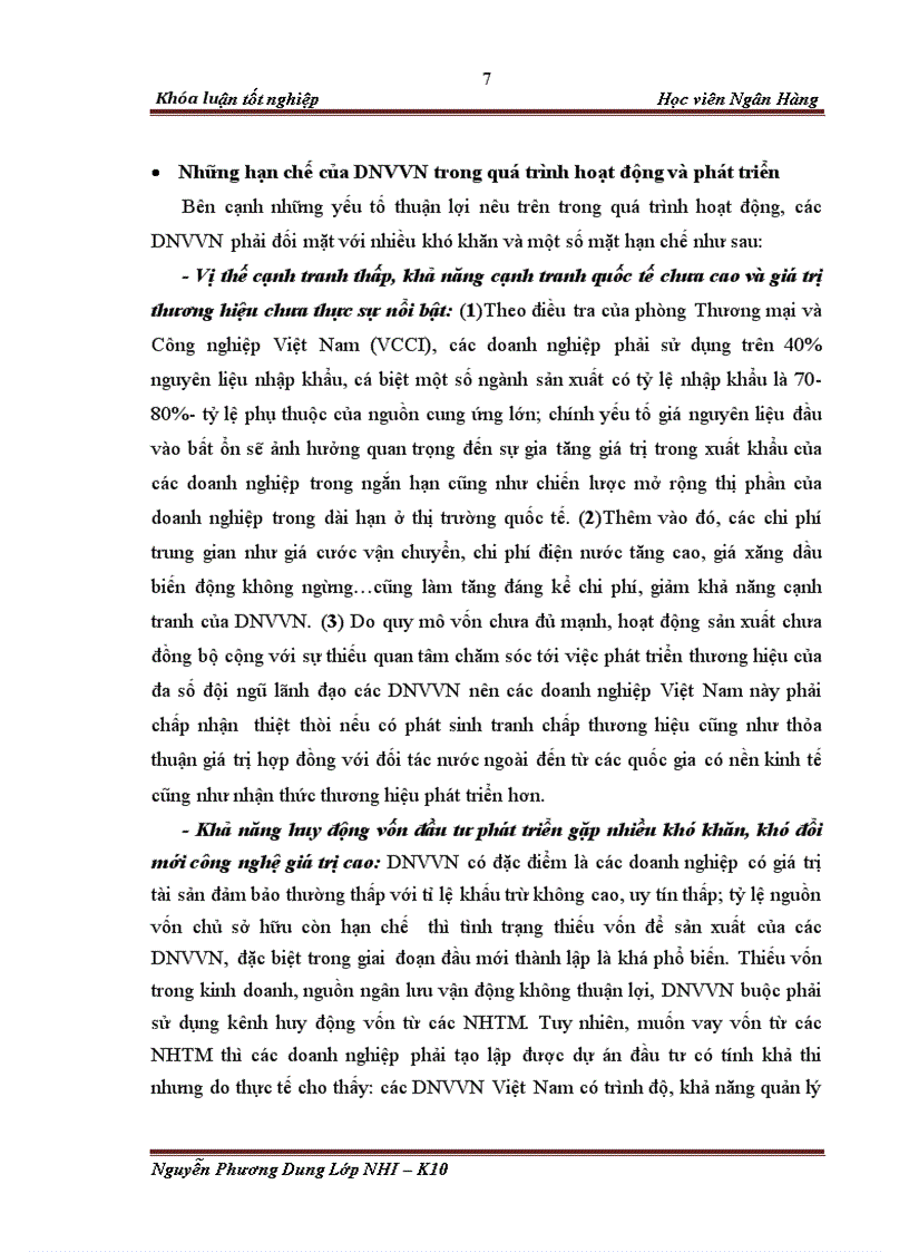 image for page Giải pháp mở rộng tín dụng đối với doanh nghiệp vừa và nhỏ của Ngân hàng thương mại cổ phần Công Thương Chi nhánh Đông Hà Nội