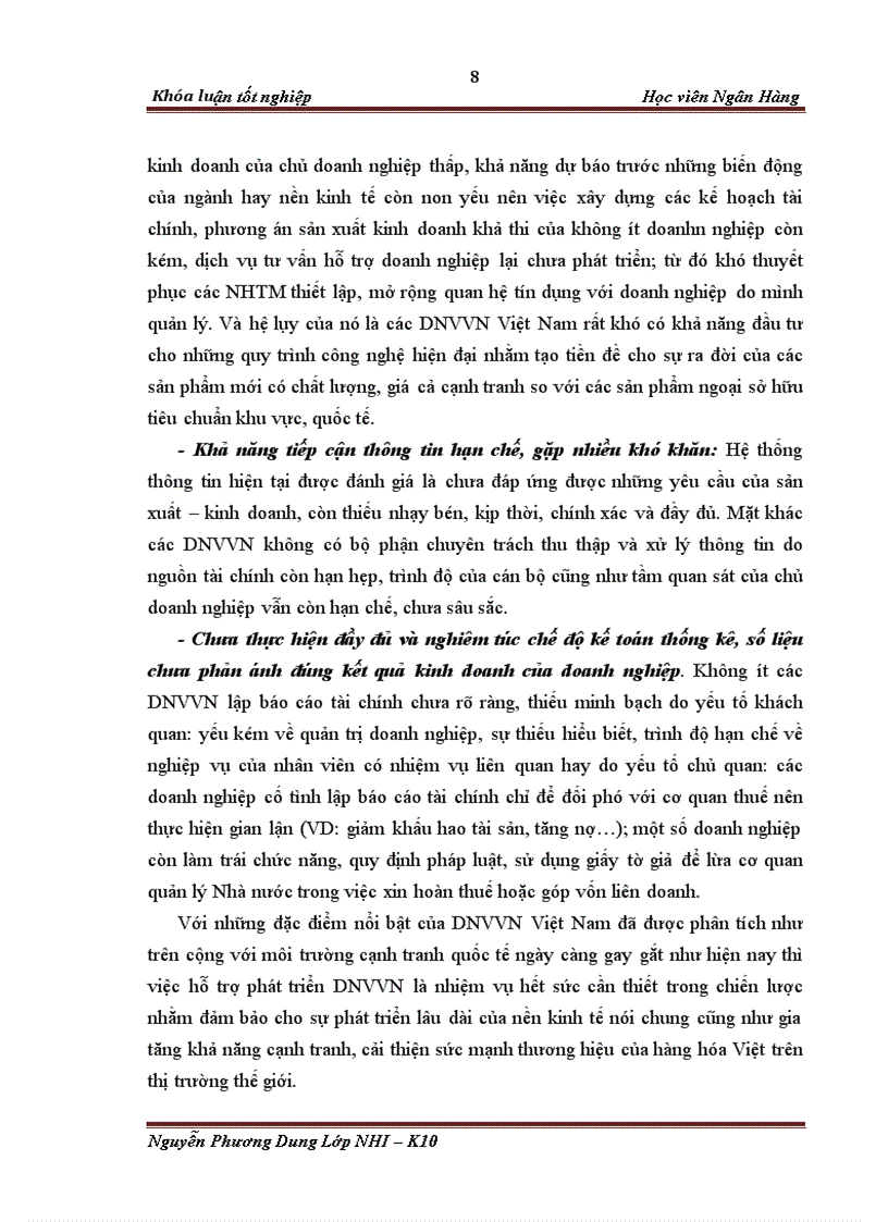 image for page Giải pháp mở rộng tín dụng đối với doanh nghiệp vừa và nhỏ của Ngân hàng thương mại cổ phần Công Thương Chi nhánh Đông Hà Nội