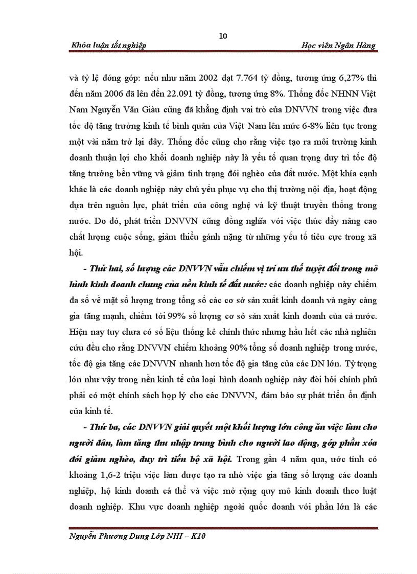image for page Giải pháp mở rộng tín dụng đối với doanh nghiệp vừa và nhỏ của Ngân hàng thương mại cổ phần Công Thương Chi nhánh Đông Hà Nội