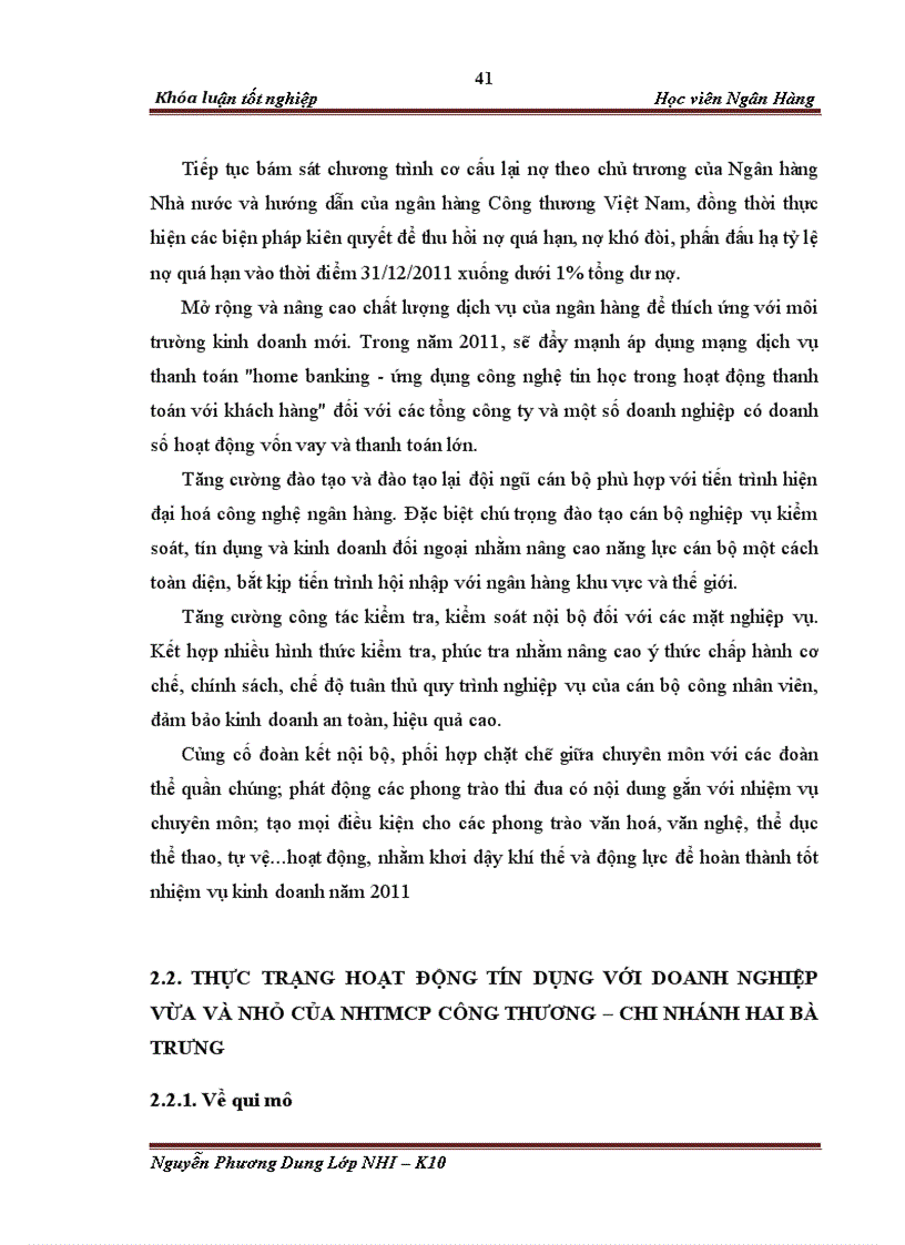 image for page Giải pháp mở rộng tín dụng đối với doanh nghiệp vừa và nhỏ của Ngân hàng thương mại cổ phần Công Thương Chi nhánh Đông Hà Nội