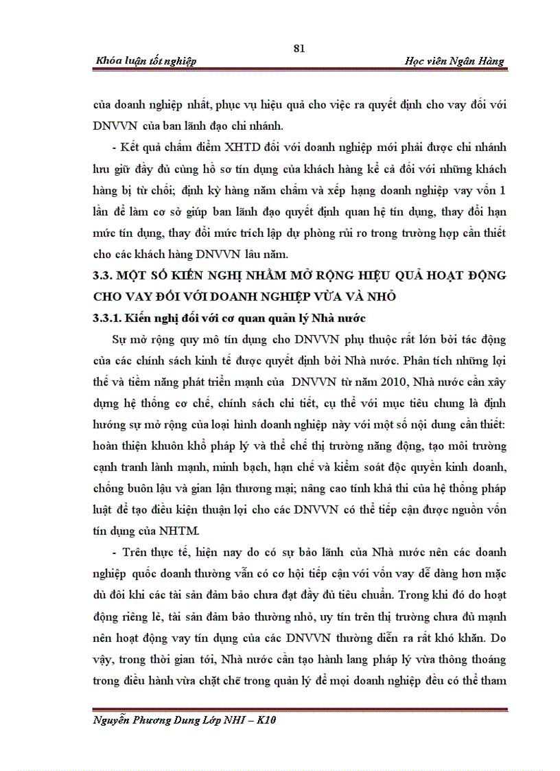 image for page Giải pháp mở rộng tín dụng đối với doanh nghiệp vừa và nhỏ của Ngân hàng thương mại cổ phần Công Thương Chi nhánh Đông Hà Nội