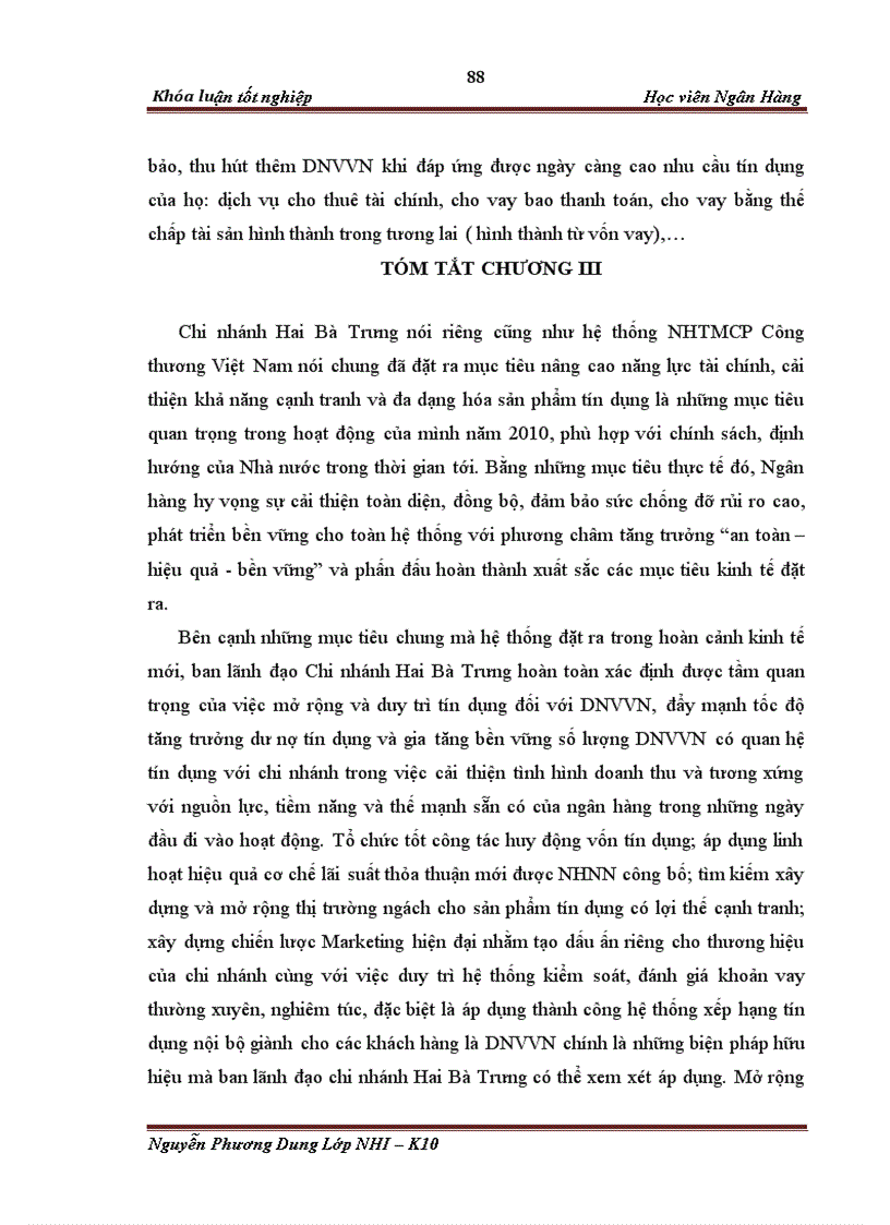 image for page Giải pháp mở rộng tín dụng đối với doanh nghiệp vừa và nhỏ của Ngân hàng thương mại cổ phần Công Thương Chi nhánh Đông Hà Nội