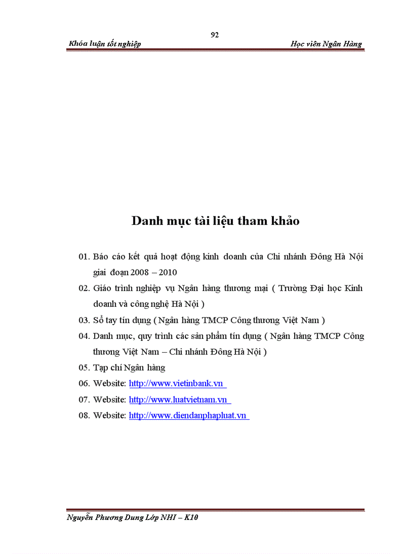 image for page Giải pháp mở rộng tín dụng đối với doanh nghiệp vừa và nhỏ của Ngân hàng thương mại cổ phần Công Thương Chi nhánh Đông Hà Nội