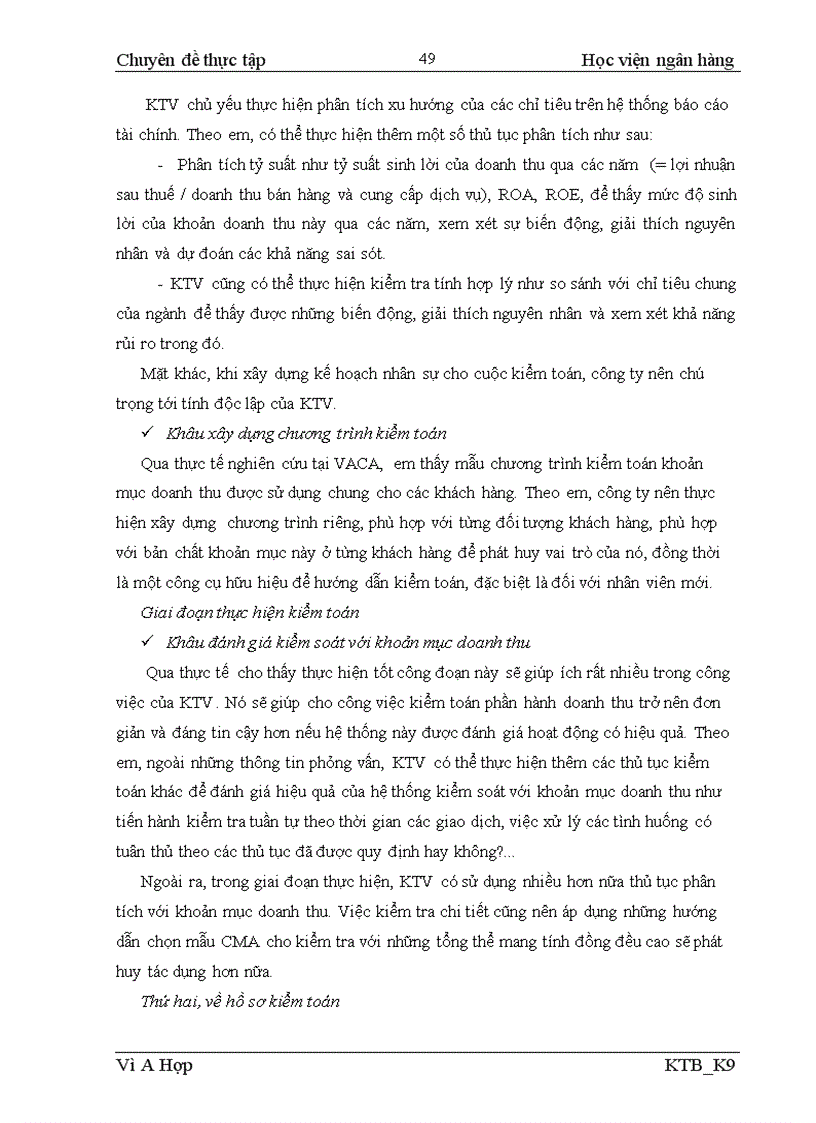image for page Hoàn thiện kiểm toán khoản mục doanh thu bán hàng và cung cấp dịch vụ trong kiểm toán Báo cáo tài chính do Công ty TNHH tư vấn kiểm toán Vạn An chi nhánh Hà Nội BVACA thực hiện