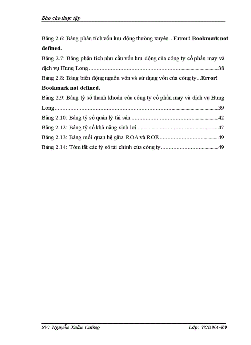 image for page Phân tích tình hình tài chính của công ty cổ phần may và dịch vụ Hưng Long