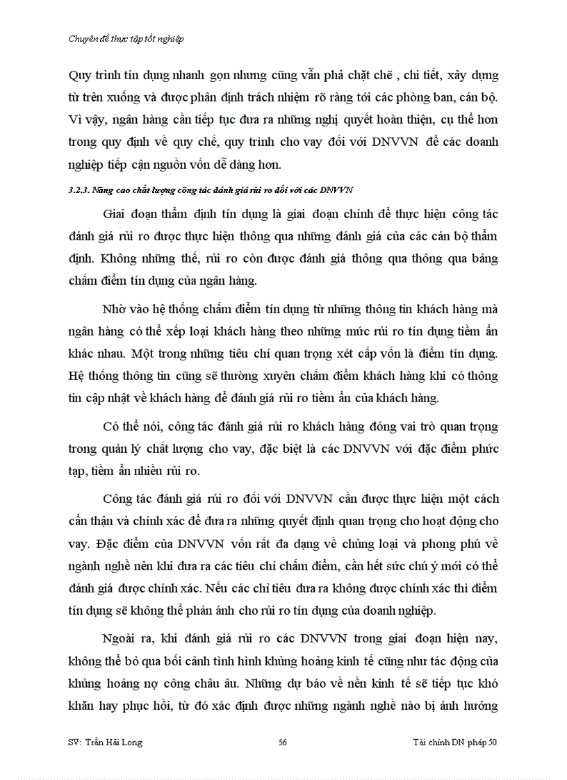 image for page Giải pháp nâng cao chất lượng cho vay đối với doanh nghiệp vừa và nhỏ tại Sở Giao Dịch Ngân hàng thương mại cổ phần Quân Đội