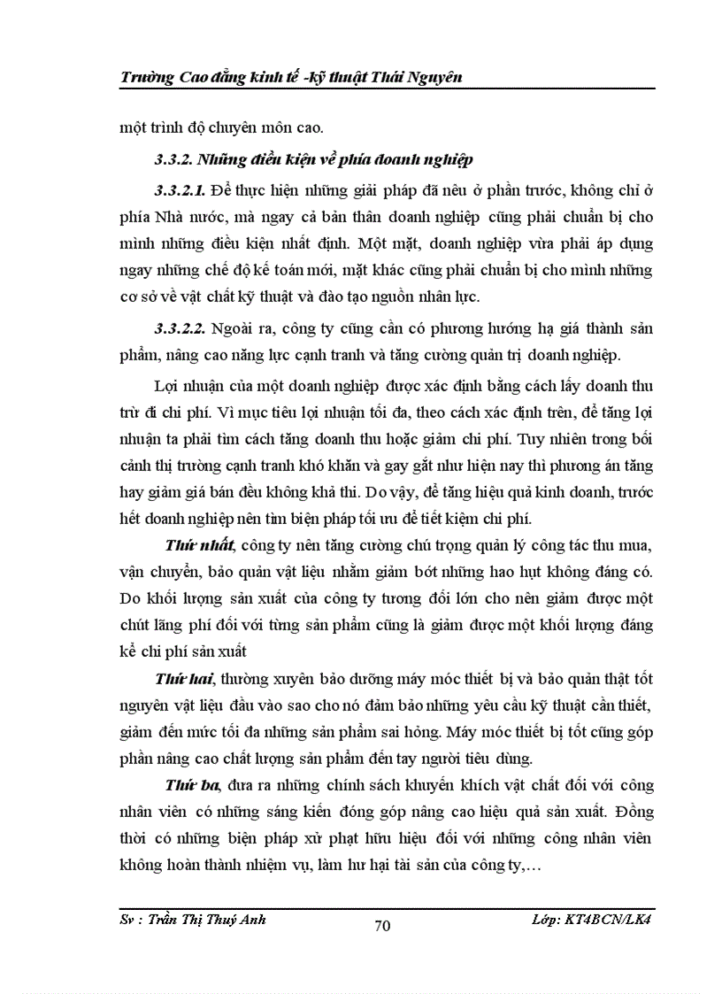 image for page Một số kiến nghị nhằm hoàn thiện công tác kế toán tập hợp chi phí sản xuất và tính giá thành sản phẩm tại Công ty TNHH Trường Xuân