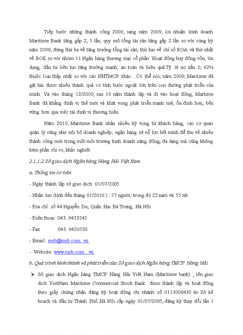 image for page Nâng cao chất lượng cho vay đối với doanh nghiệp vừa và nhỏ tại Sở giao dịch của ngân hang thương mại cổ phần Hàng Hải Việt Nam