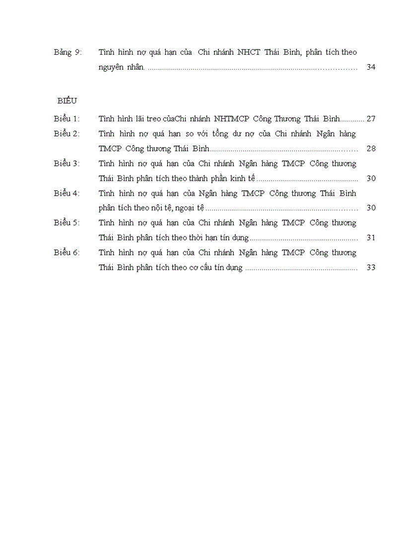 image for page Giải pháp hạn chế rủi ro tín dụng tại Ngân hàng TMCP Công Thương Việt Nam Chi nhánh Thái Bình