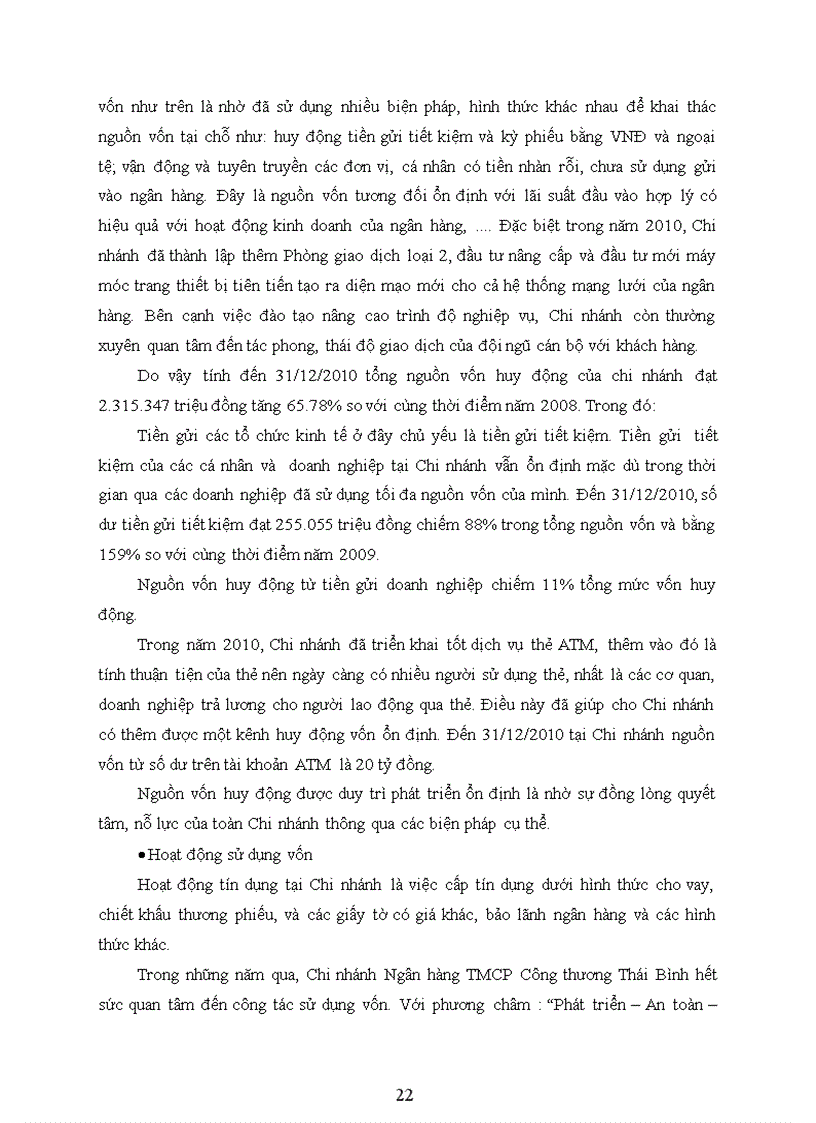 image for page Giải pháp hạn chế rủi ro tín dụng tại Ngân hàng TMCP Công Thương Việt Nam Chi nhánh Thái Bình