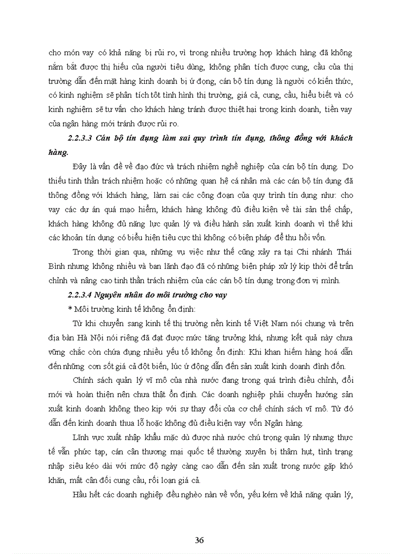 image for page Giải pháp hạn chế rủi ro tín dụng tại Ngân hàng TMCP Công Thương Việt Nam Chi nhánh Thái Bình