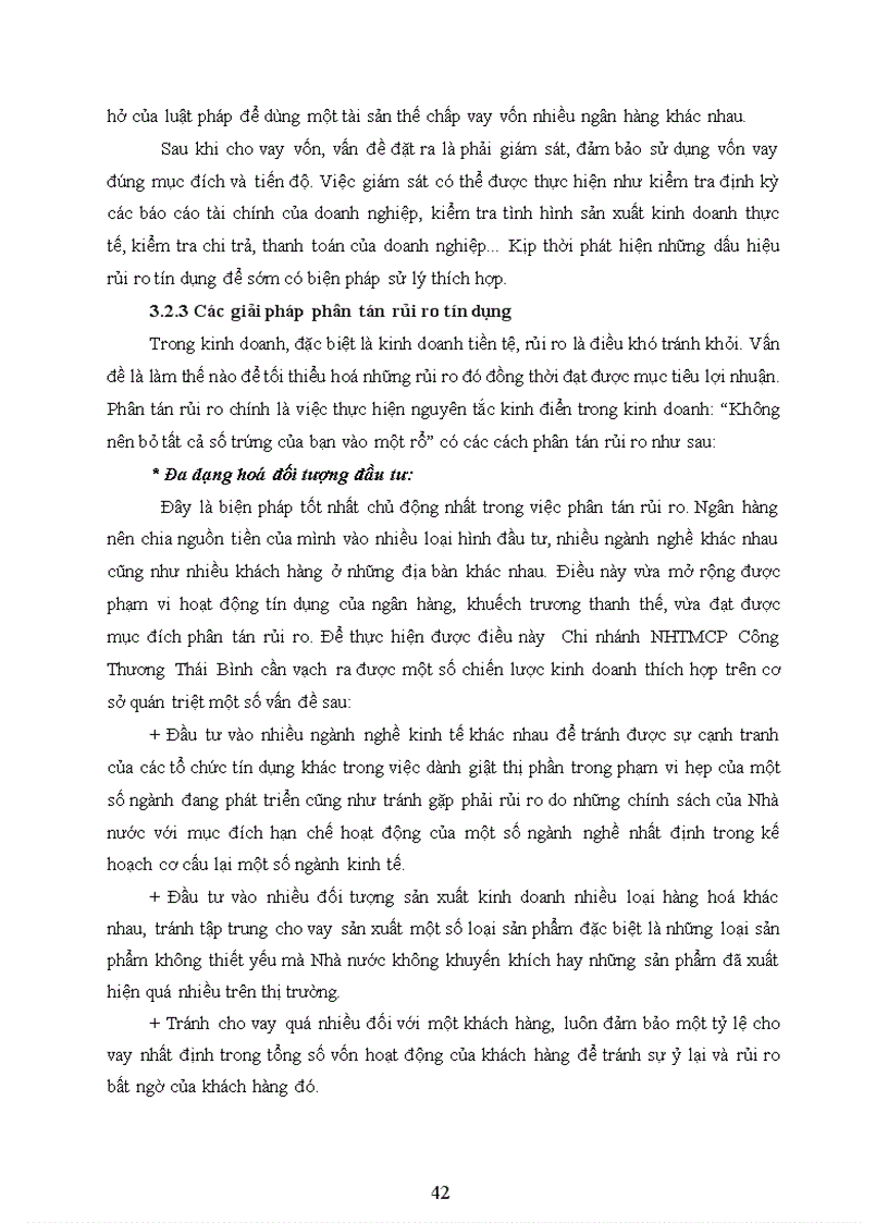 image for page Giải pháp hạn chế rủi ro tín dụng tại Ngân hàng TMCP Công Thương Việt Nam Chi nhánh Thái Bình