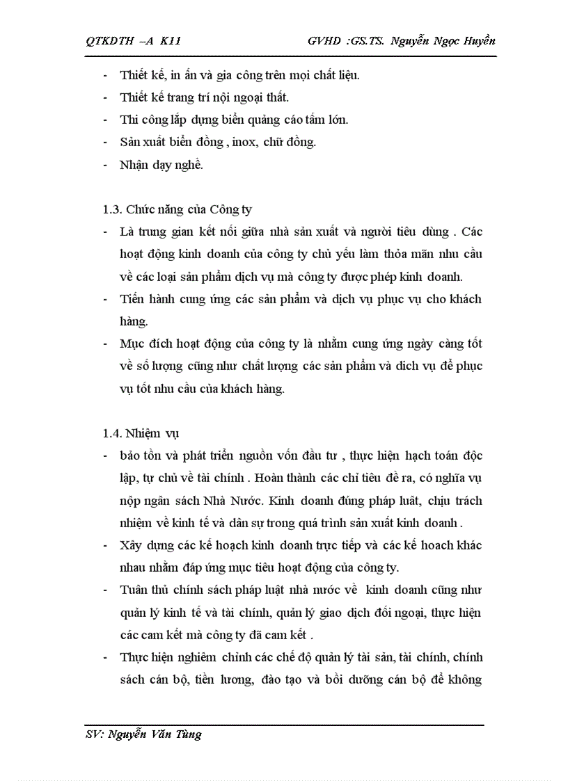 image for page Báo Cáo Tổng Hợp Tổng quan về Công ty TNHH Quảng cáo Trường Hải