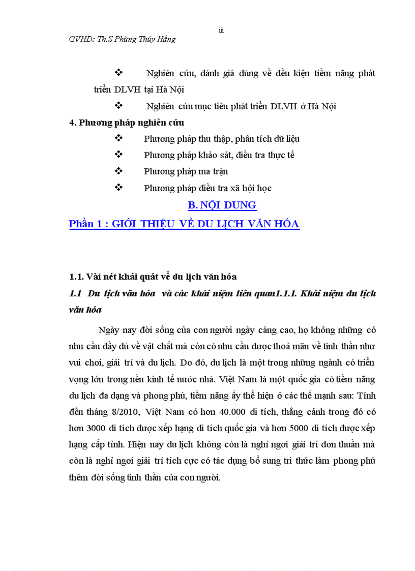 image for page Đánh giá điều kiện phát triển du lịch văn hóa tại địa bàn Hà Nội