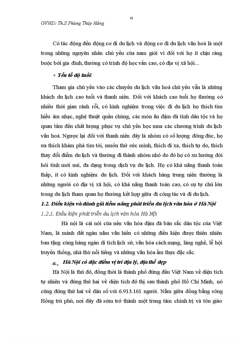 image for page Đánh giá điều kiện phát triển du lịch văn hóa tại địa bàn Hà Nội