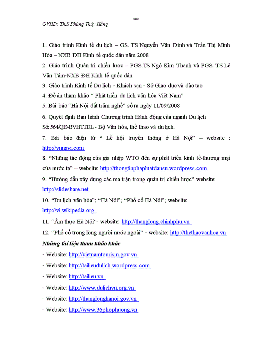 image for page Đánh giá điều kiện phát triển du lịch văn hóa tại địa bàn Hà Nội