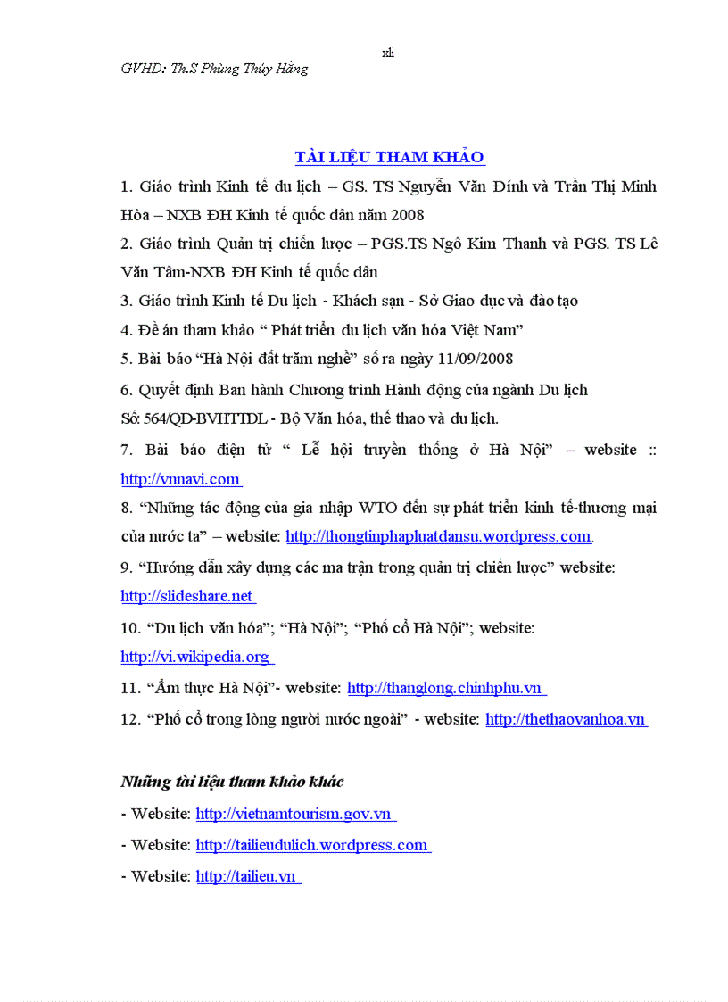 image for page Đánh giá điều kiện phát triển du lịch văn hóa tại địa bàn Hà Nội