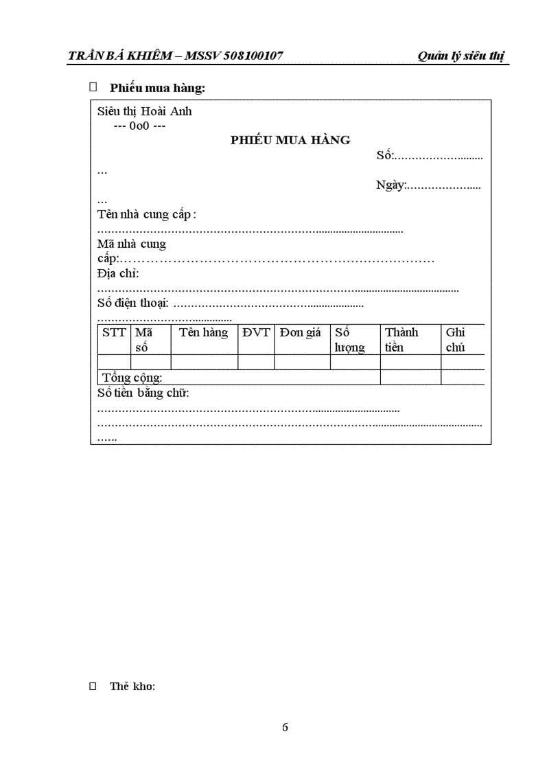 image for page Phân tích Cơ sở dữ liệu bài toán quản lý siêu thị