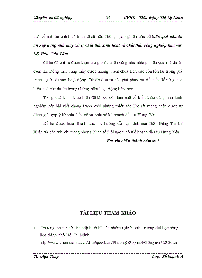 image for page Đánh giá hiệu quả của Dự án Xây dựng nhà máy xử lý rác thải sinh hoạt và công nghiệp khu vực Mỹ Hào Văn Lâm 1