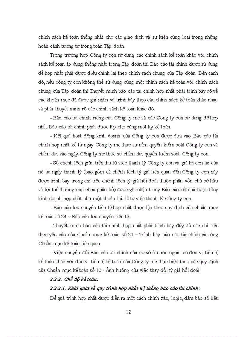 image for page Bàn về kế toán khoản đầu tư vào công ty con trên báo cáo tài chính hợp nhất