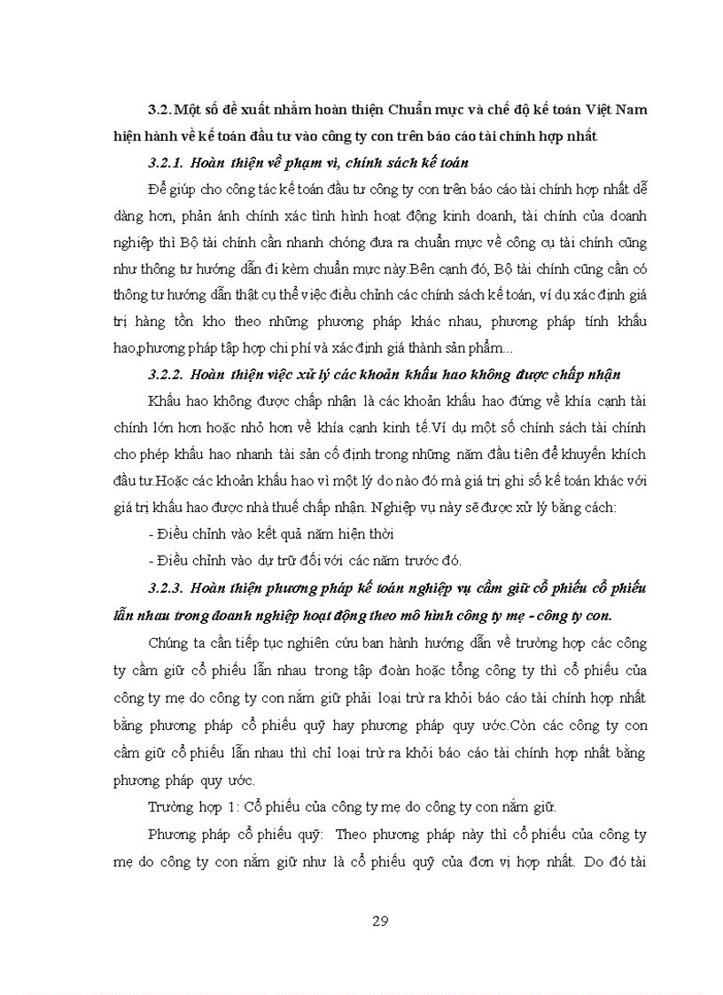 image for page Bàn về kế toán khoản đầu tư vào công ty con trên báo cáo tài chính hợp nhất