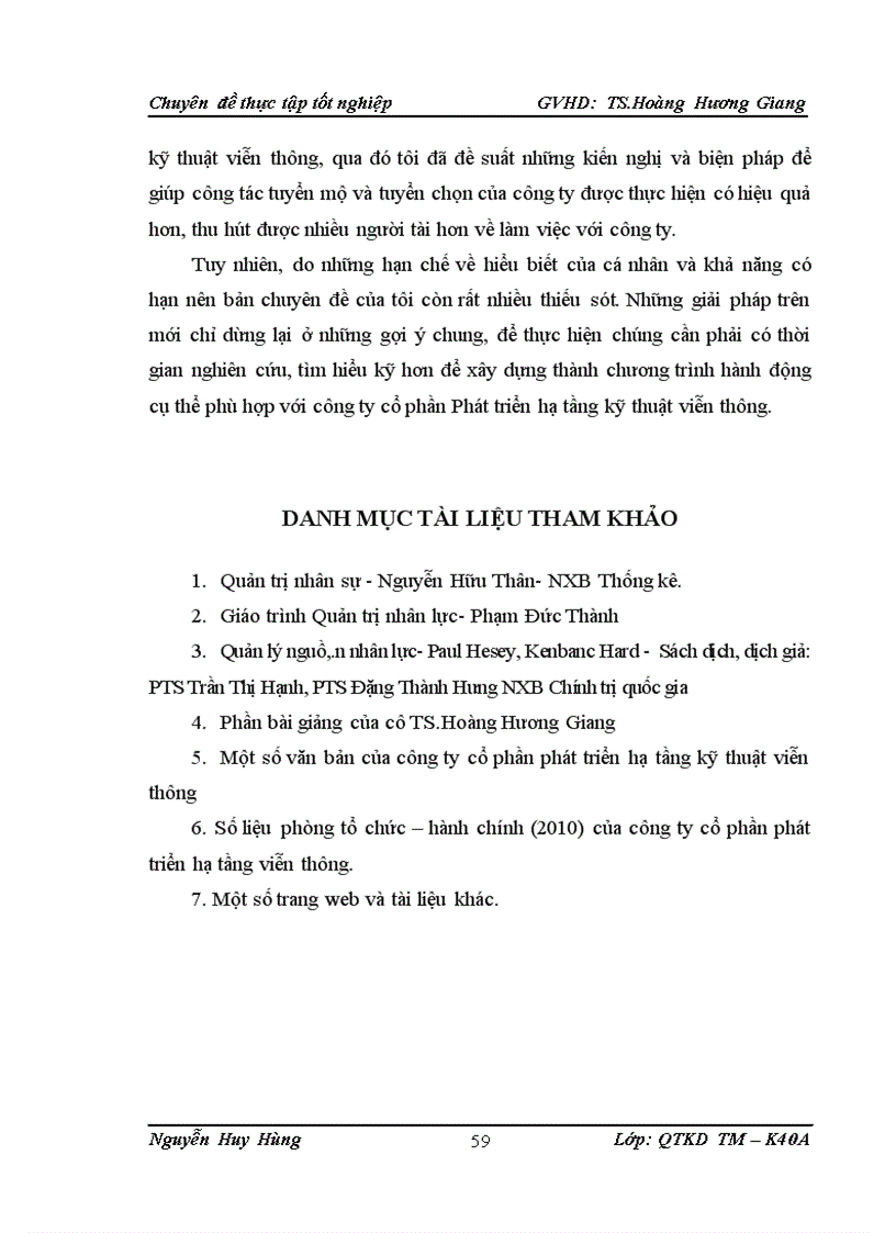 image for page Hoàn thiện công tác tuyển mộ và tuyển chọn nhân lực tại công ty cổ phần Phát triển hạ tầng kỹ thuật viễn thông