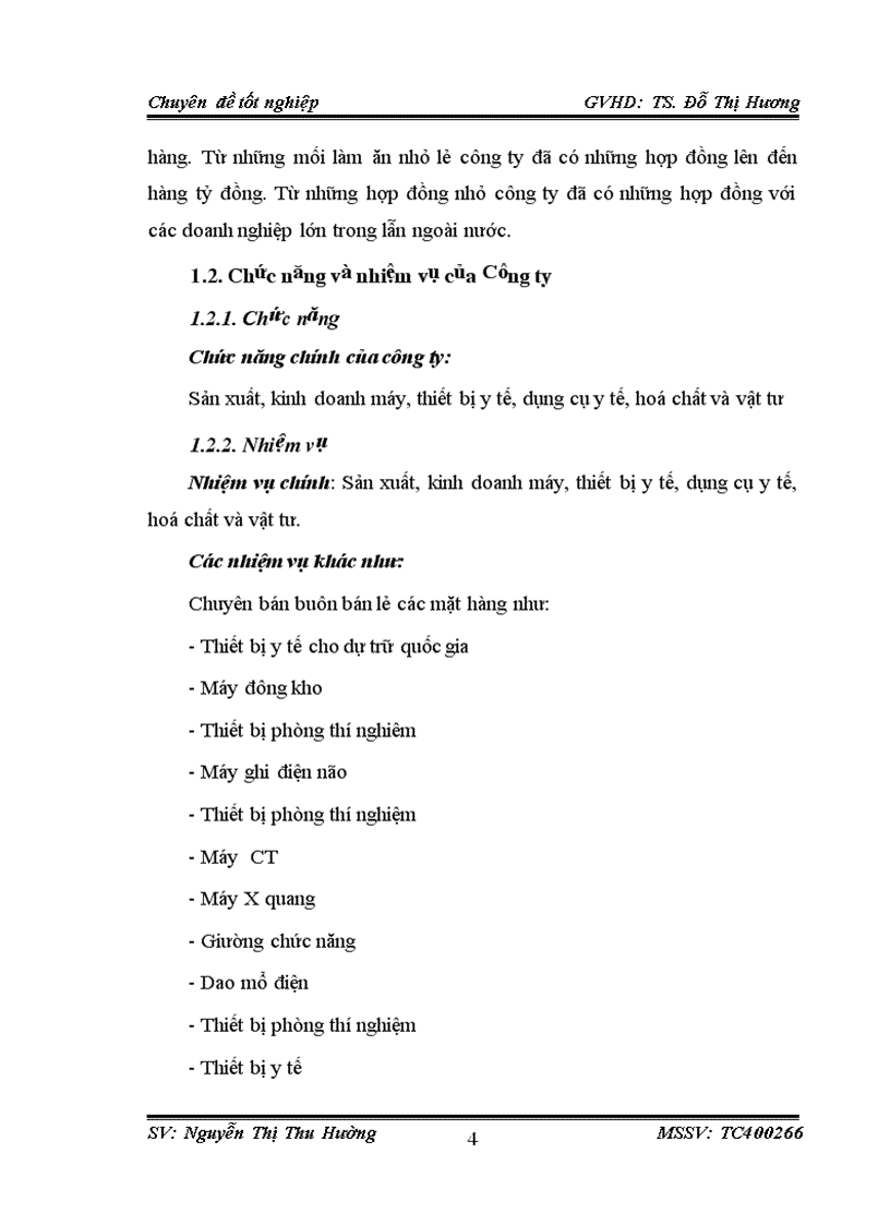 image for page Hoạt động nhập khẩu thiết bị y tế ở Công ty TNHH Thương mại TBC 1