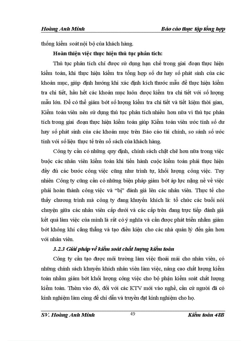 image for page Nhận xét và các giải pháp đề xuất tổ chức và hoạt động của Công ty TNHH Tài chính và Kiểm toán Việt Nam