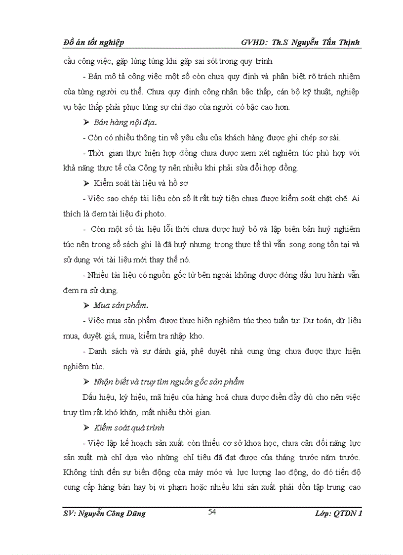 image for page Phân tích tình hình áp dụng hệ thống Quản lý chất lượng theo tiêu chuẩn ISO 9001 2008 tại Tổng công ty Dệt May Hà Nội và một số giải pháp hoàn thiện