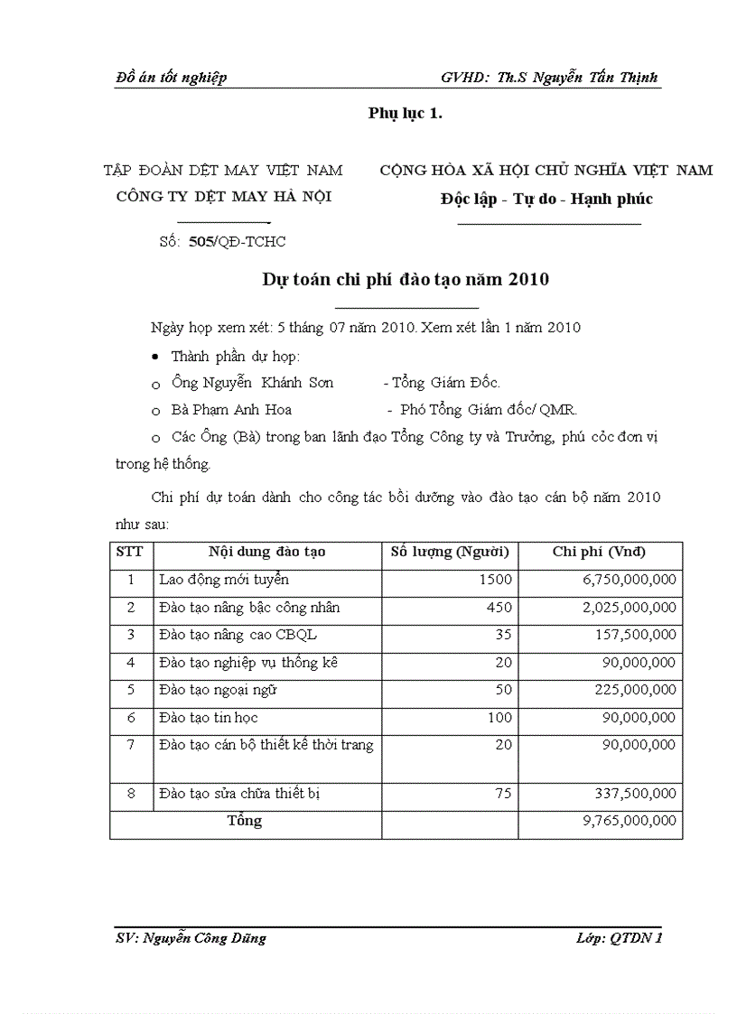 image for page Phân tích tình hình áp dụng hệ thống Quản lý chất lượng theo tiêu chuẩn ISO 9001 2008 tại Tổng công ty Dệt May Hà Nội và một số giải pháp hoàn thiện