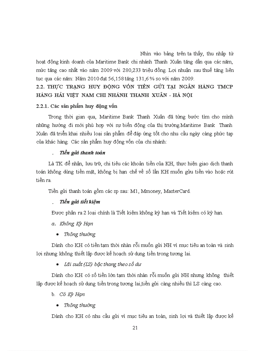 image for page Giải pháp nâng cao hiệu quả huy động vốn tiền gửi tại Ngân hàng TMCP Hàng Hải Việt Nam chi nhánh Thanh Xuân Hà Nội 1