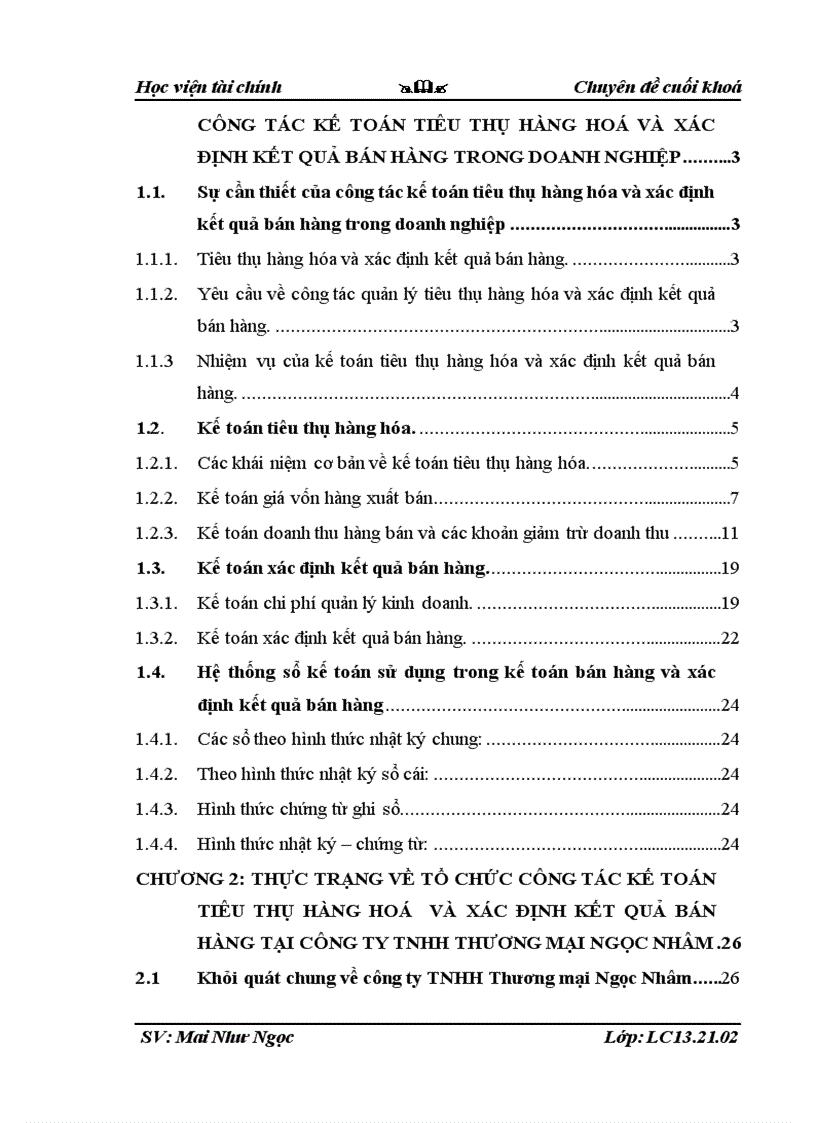 image for page Tổ chức công tác kế toán bán hàng và xác định kết quả bán hàng tại Công ty TNHH thương mại Ngọc Nhâm