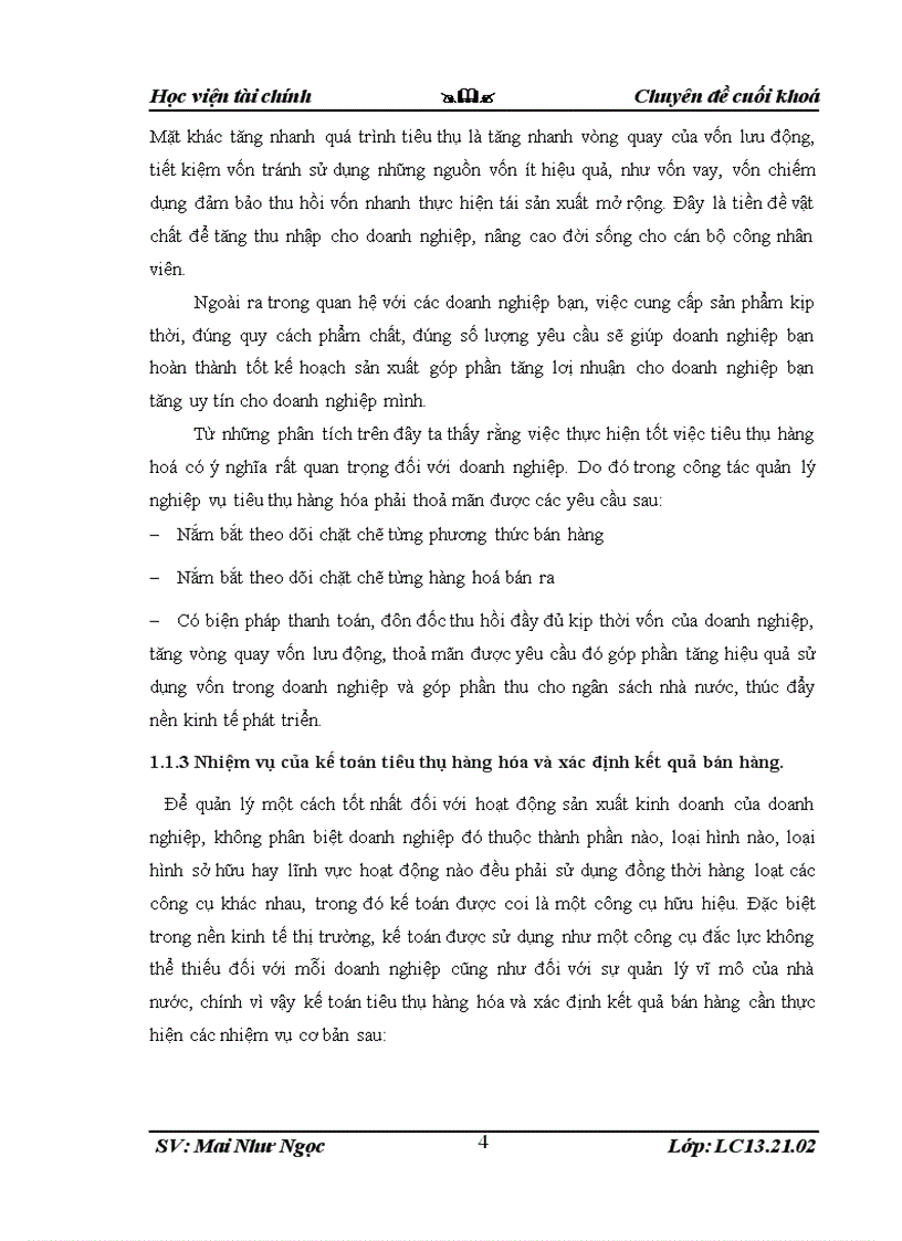 image for page Tổ chức công tác kế toán bán hàng và xác định kết quả bán hàng tại Công ty TNHH thương mại Ngọc Nhâm