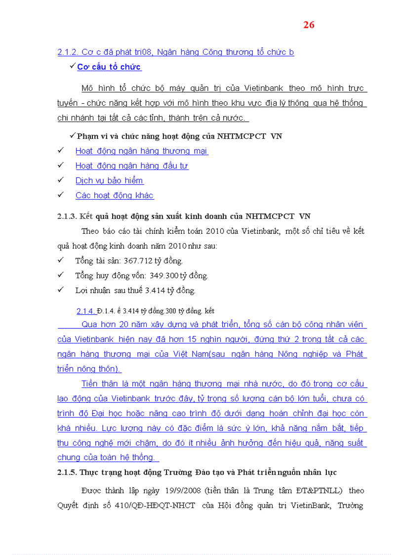 image for page Hoàn thiện công tác đào tạo nguồn nhân lực chất lượng cao tại Ngân hàng TMCP Công Thương Việt nam 1