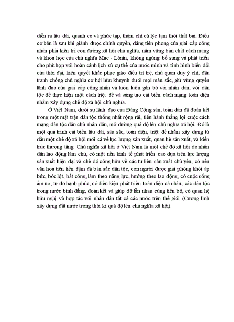 image for page Phân tích quan điểm của Chủ tịch Hồ Chí Minh Cách mạng Xã hội chủ nghĩa là cuộc biến đổi khó khăn nhất sâu sắc nhất