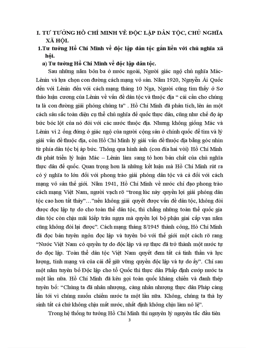 image for page Triết lý phát triển trong tư tưởng Hồ Chí Minh về độc lập dân tộc gắn liền với CNXH Liên hệ với Việt Nam hiện nay