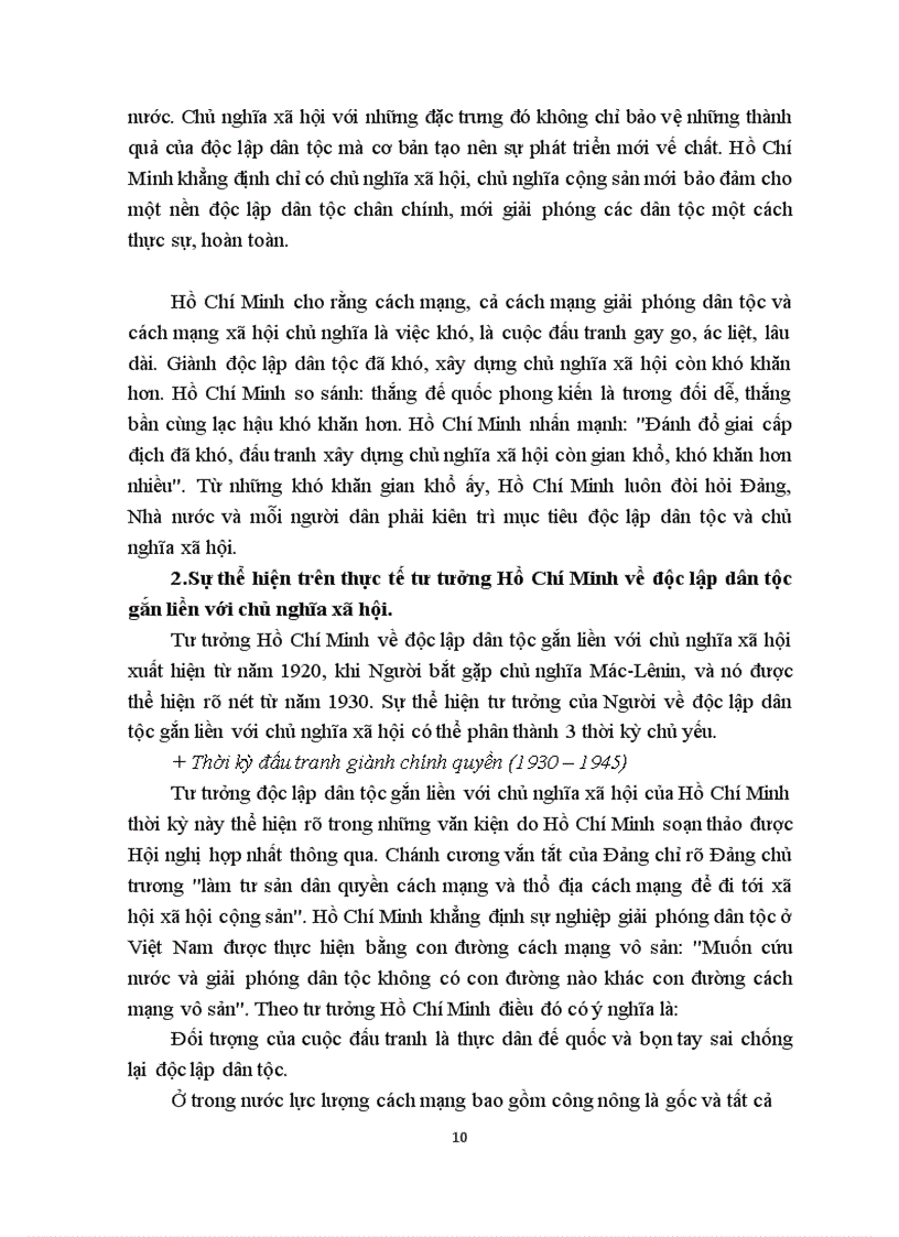 image for page Triết lý phát triển trong tư tưởng Hồ Chí Minh về độc lập dân tộc gắn liền với CNXH Liên hệ với Việt Nam hiện nay