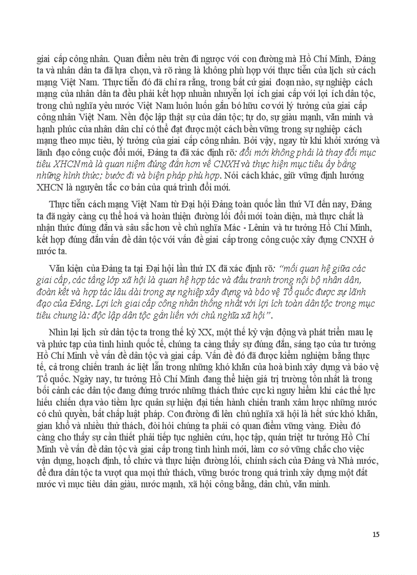 image for page Làm rõ những sáng tạo trong tư tưởng Hồ Chí Minh về vấn đề dân tộc và giai cấp Đảng và nhà nước ta đã giải quyết vấn đề này trong giai đoạn hiện nay như thế nào