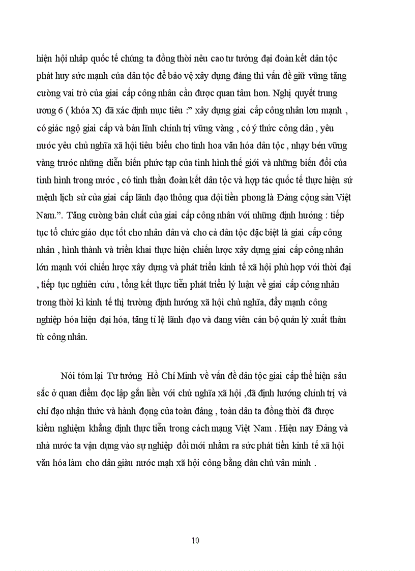 image for page Làm rõ sự sáng tạo của Hồ Chí Minh trong việc giải quyết mối quan hệ giữa vấn đề dân tộc giai cấp Vấn đề này Đảng Nhà nước ta hiện nay giải quyết như thế nào